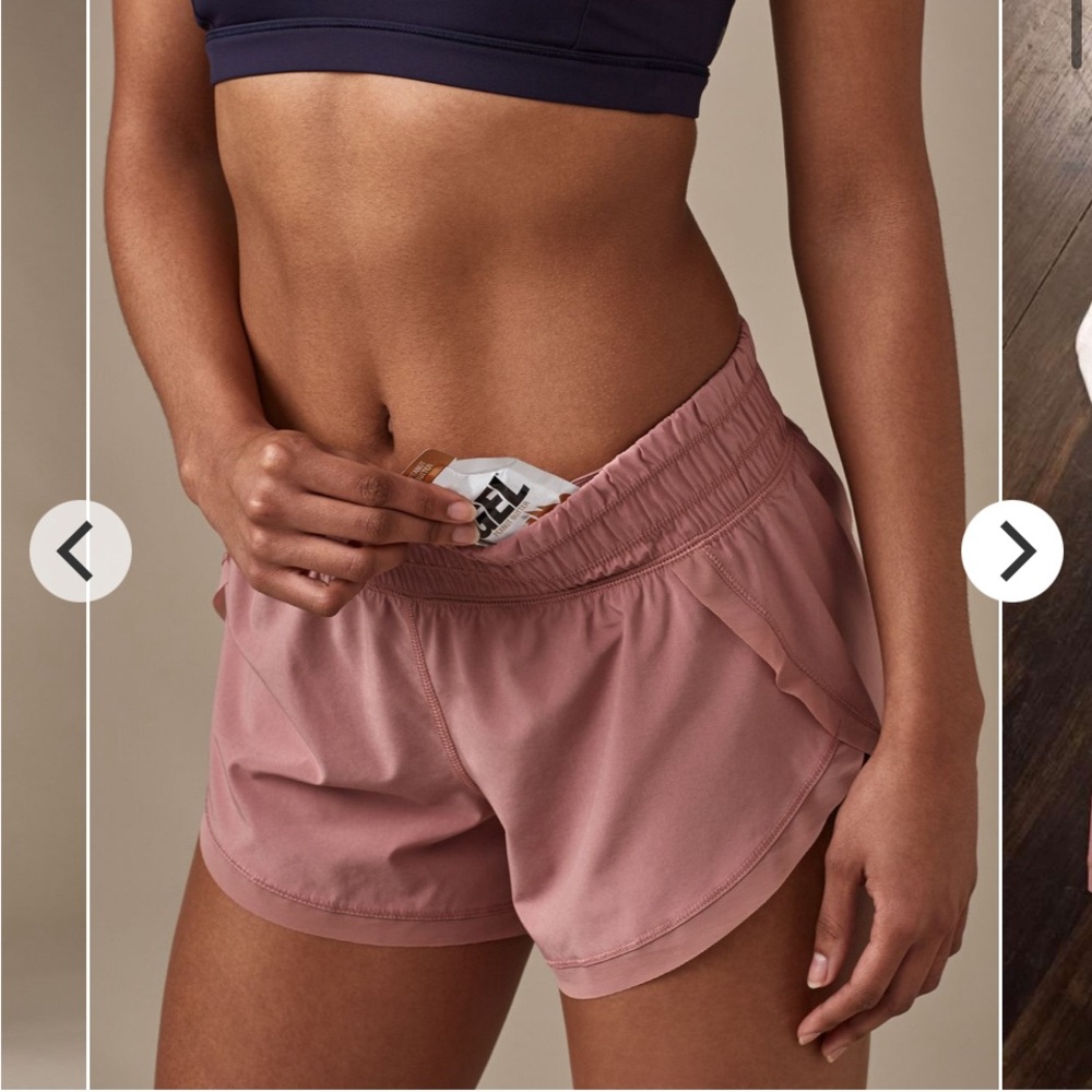 Lulu lemon Lululemon Anew Short 4" Quicksand mauve pink like new size 6 - Picture 3 of 15